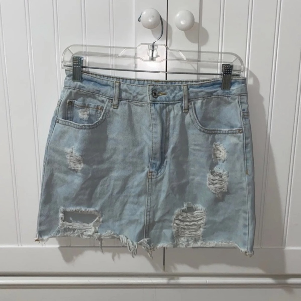 •forever 21 denim skirt